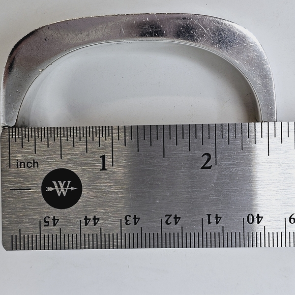 Sterling Silver Bangle Cuff Bracelet - Picture 3 of 12